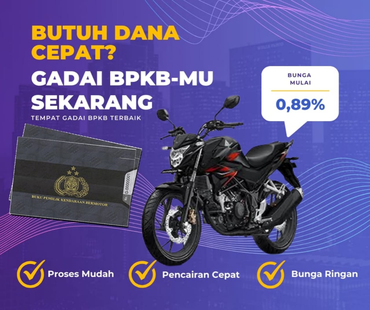 Kredit Jaminan Bpkb Motor Honda Cb 150 Rstreetfire Dapat Dana Berapa? Seperti Ini Simulasinya